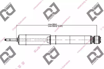 Амортизатор DJ PARTS DS1041GT